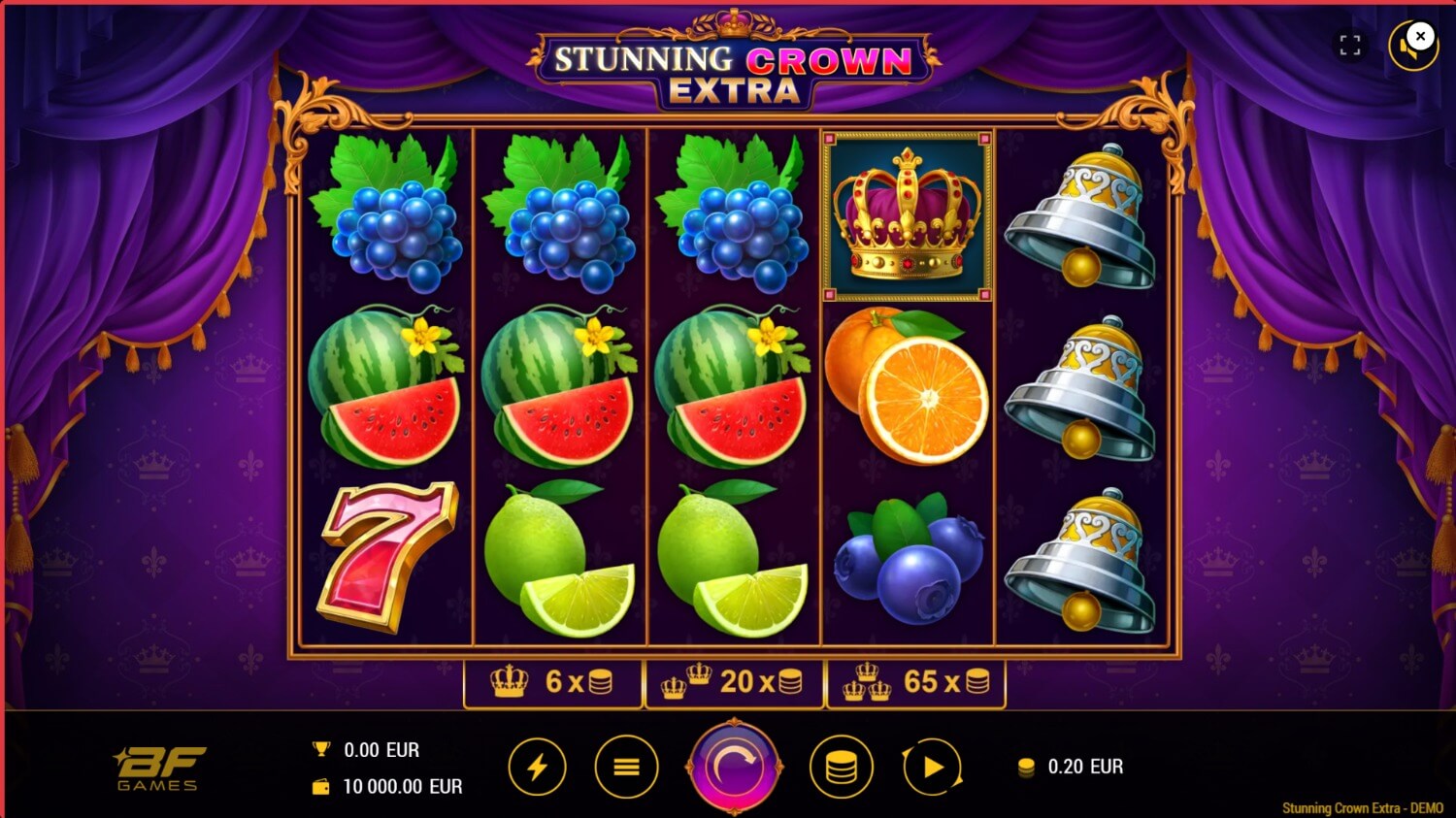 Stunning Crown Extra Slot gameplay