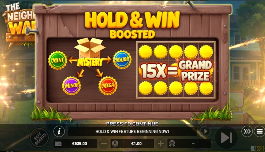 The Neighbor Wars Slot bonus