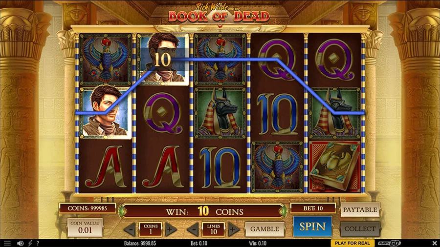 Book of Dead Slot gameplay