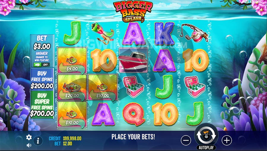 Big Bass Splash slot gameplay