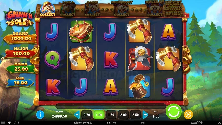 Gnaw’n Gold slot gameplay