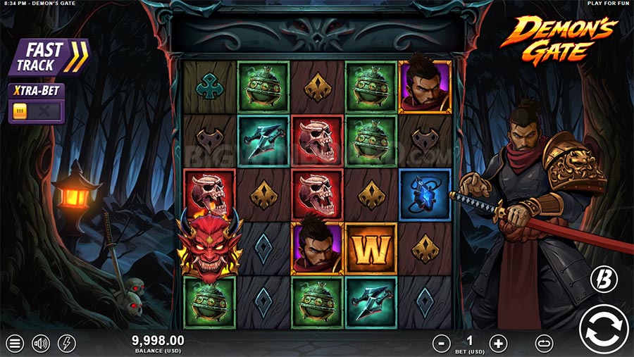 Demons Gate slot gameplay