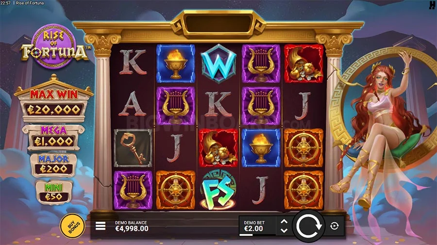 Rise of Fortuna Slot Gameplay