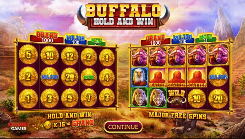 Grand Buffalo Hold & Win bonus