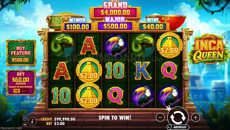 Inca Queen Slot gameplay