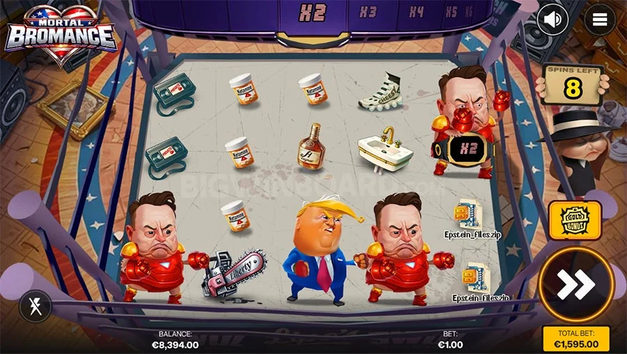 Mortal Bromance slot gameplay