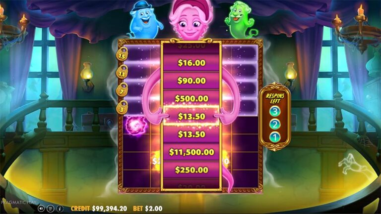 Great Ghosts slot gameplay