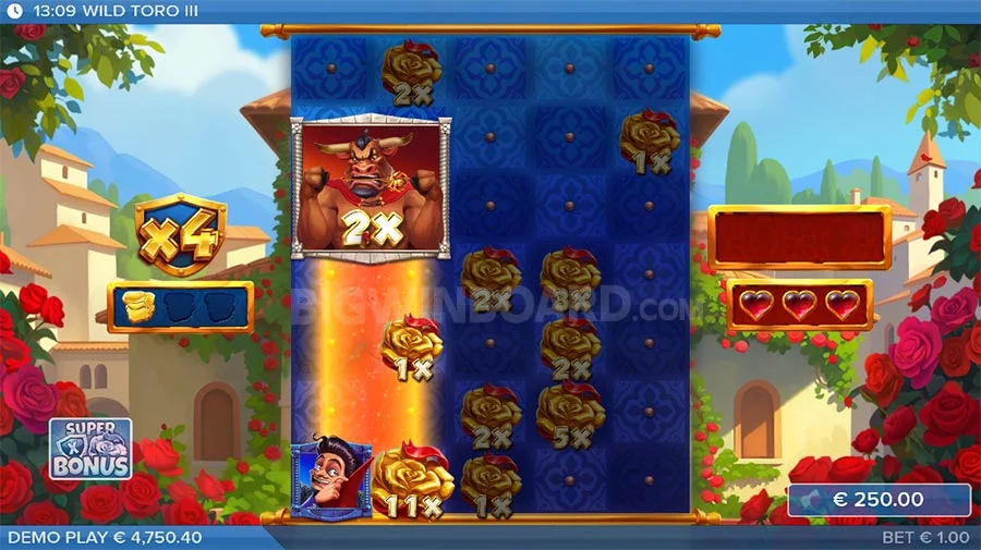 Wild Toro 3 slot gameplay