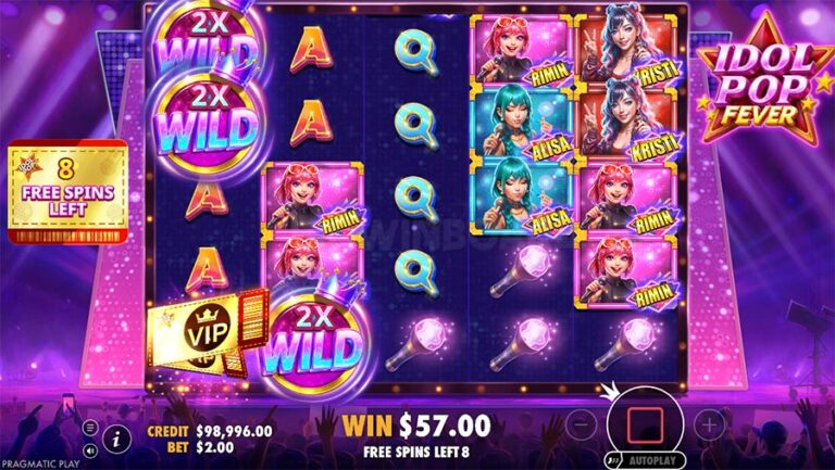 Idol Pop Fever Slot gameplay