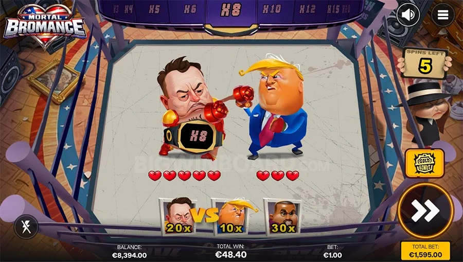 Mortal Bromance slot gameplay