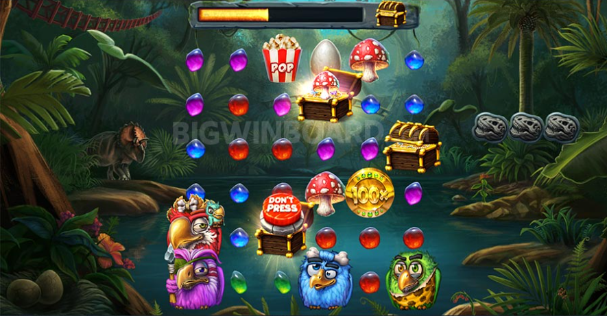 Pirots 2 slot base game grid