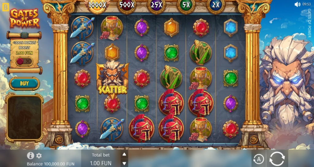 Gates of Power Slot gameplay