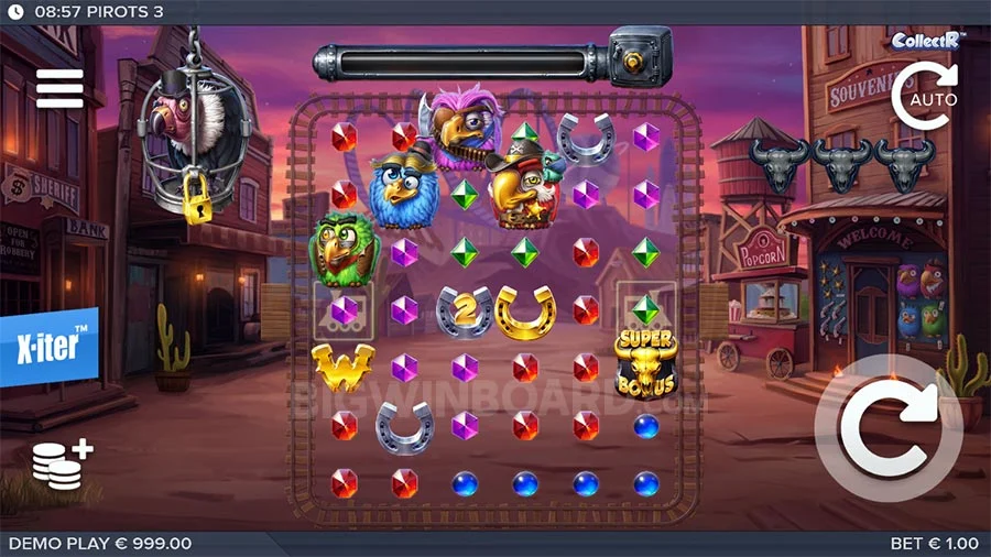 Pirots 3 Slot Review gameplay