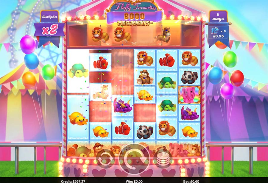 Fluffy Favourites Megaways Slot Review gameplay