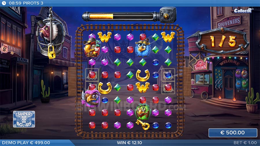 Pirots 3 Slot Review gameplay
