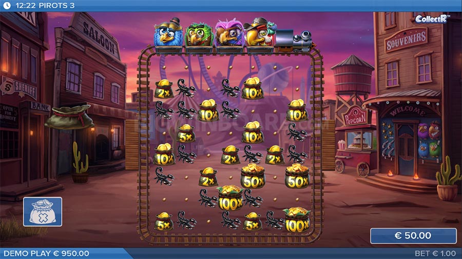 Pirots 3 Slot Review gameplay