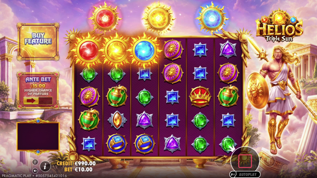 Helios – Triple Sun Slot Review & Free Demo Play
