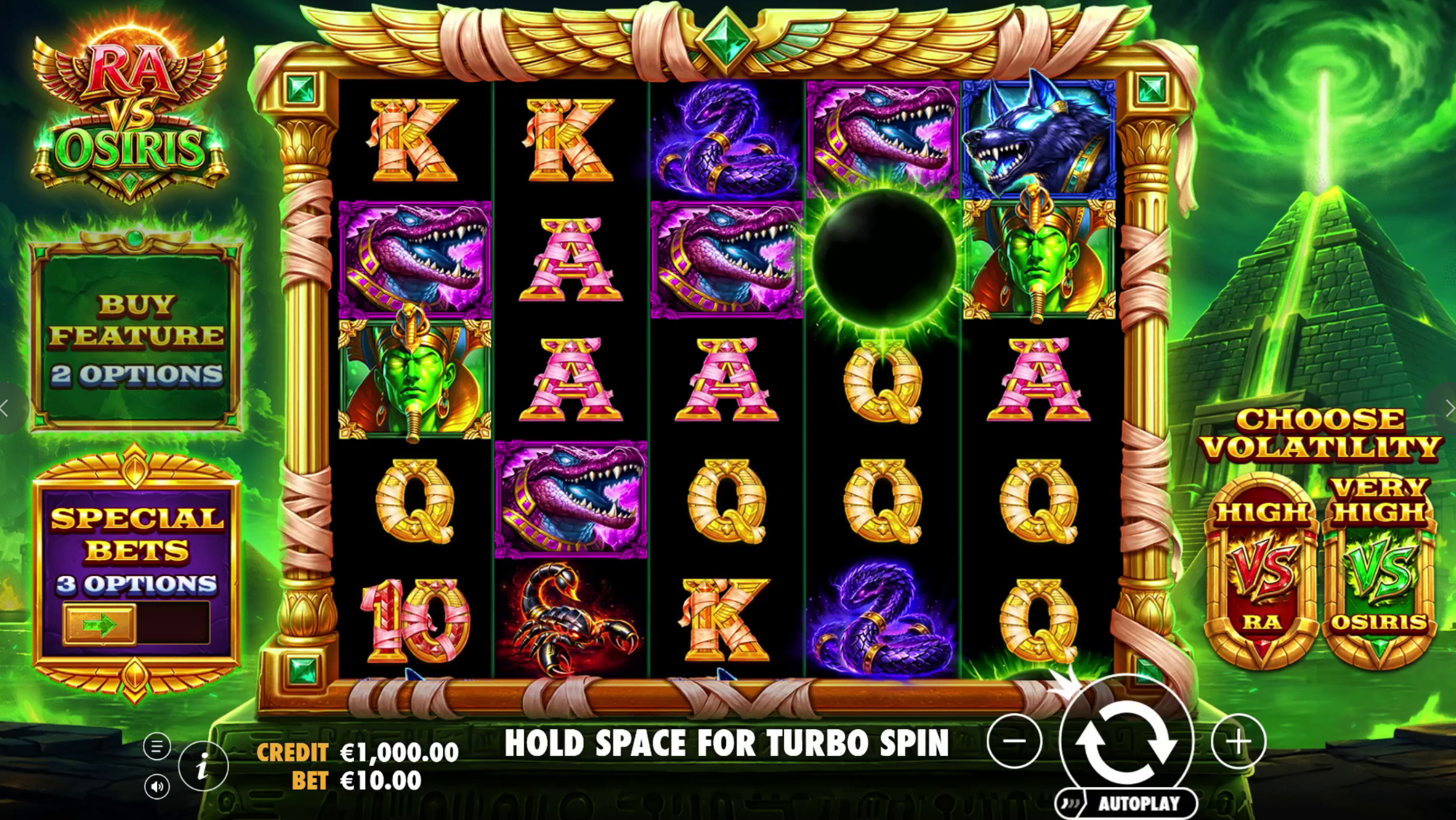 Ra vs Osiris Slot Review & Free Demo Play